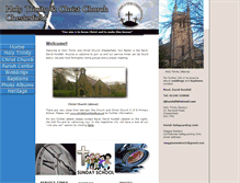 Tablet Screenshot of holytrinityandchristchurch.org